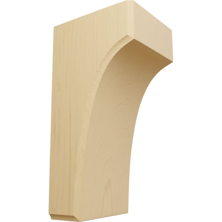 Ekena Millwork 3 1/2"W x 4"D x 8"H Clarksville Bracket, Alder BKTW04X04X08CVAL